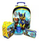 Kit Mochila Infantil Patrulha Super Filhotes Rodinhas G F5