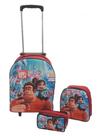 Kit Mochila Infantil Wifi Ralph Vermelho