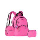 Kit Mochila Juvenil Costas Luluca Original 2026
