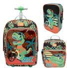 Kit Mochila + Lancheira + Estojo Dino Miami Puket