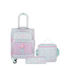 Kit Mochila + lancheira + estojo Speedy Pack 5XT Verde Sereias