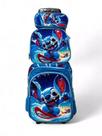 Kit mochila + lancheira + estojo Stitch