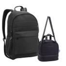 Kit Mochila Lancheira Feminina Bolso Notebook Funpacks