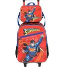 Kit Mochila Lancheira Luxcel SuperMan Vermelho e Preto Kit Mochila Lancheira Luxcel SuperMan Vermelho e Preto