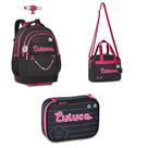 Kit mochila luluca de carrinho 19 lancheira e estojo lu24606 Kit mochila luluca de carrinho 19 lancheira e estojo lu24606
