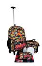 Kit Mochila Naruto Infantil Juvenil Aulas Rodinhas