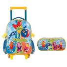 Kit Mochila Pequena Com Rodinha E Estojo Backyardigans
