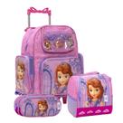 Kit Mochila Princesa Sofia Com Estojo e Lancheira Térmica Kit Mochila Princesa Sofia Com Estojo e Lancheira Térmica