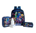 Kit Mochila Rainbow Friends Amigos Do Azul Babão Costas G F5