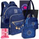 Kit Mochila Rb Rebecca Bonbon KT-24666-JEANS
