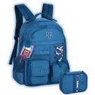 Kit Mochila Rebecca Bonbon Costas Casual Meninas Estojo Box