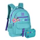Kit Mochila Rebecca Bonbon Costas E Estojo Meninas Escolar