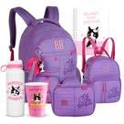 Kit Mochila Rebecca Bonbon Escolar Feminina Estojo Lancheira Kit Mochila Rebecca Bonbon Escolar Feminina Estojo Lancheira