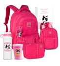 Kit Mochila Rebecca Bonbon Escolar Feminina Estojo Lancheira Kit Mochila Rebecca Bonbon Escolar Feminina Estojo Lancheira