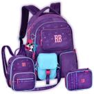 Kit Mochila Rebecca Bonbon Shoulder Bag Lancheira e Estojo