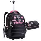 Kit Mochila Rodas e Estojo Bolso Notebook Lorena Kit Mochila Rodas e Estojo Bolso Notebook Lorena