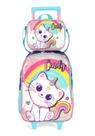 Kit Mochila Rodas Lancheira Infantil Luxcel Cindy IC40972CD