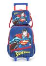 Kit Mochila Rodas Lancheira Infantil Superman Luxcel 42262 Cor:Azul Kit Mochila Rodas Lancheira Infantil Superman Luxcel 42262 Cor:Azul