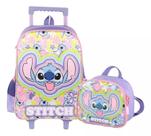 Kit Mochila Rodinha e Lancheira Stitch Original da Luxcel VD