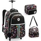 Kit Mochila Rodinha Juvenil Lancheira Estojo Just Love Teen Kit Mochila Rodinha Juvenil Lancheira Estojo Just Love Teen