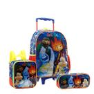 Kit Mochila Rodinha Lancheira e Estojo Elemental Pixar Filme