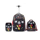 Kit Mochila Rodinha Lancheira Estojo Disney Mickey Escolar