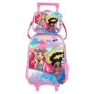 Kit Mochila Rodinha Lancheira Infantil Barbie Carro Luxcel