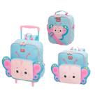Kit mochila rodinha,mochila costas lancheira borboleta kouii
