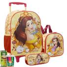 Kit Mochila Rodinhas Cinderela Escolar Infantil Original
