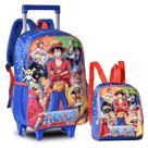 Kit Mochila Rodinhas e Lancheira Oficial ONE PIECE OP3591K Kit Mochila Rodinhas e Lancheira Oficial ONE PIECE OP3591K