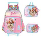 Kit Mochila Rodinhas Infantil Meninas Original Barbie Kit Mochila Rodinhas Infantil Meninas Original Barbie