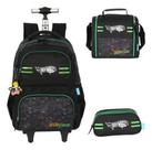 Kit Mochila Rodinhas Juvenil Coleção Hot Wheels Skate - Luxcel