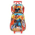 Kit Mochila Rodinhas Lancheira Luxcel Avengers Dr Estranho