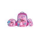 Kit Mochila Stitch 3D Escolar Feminina e Masculina com Lancheira Térmica e Estojo