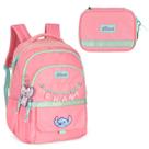 Kit Mochila Stitch Ohana Costa Laptop Salmão C/ Estojo Box Kit Mochila Stitch Ohana Costa Laptop Salmão C/ Estojo Box