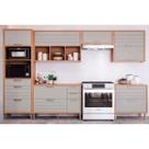 Kit Modulado MGM 6 Peças Eloise CZ023 Cinamomo/Platina
