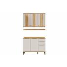 Kit Modulado Ronipa 3 Peças Sauvignon C3P48 Amendoa/Off White