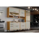 Kit Modulado Ronipa 5 Peças Syrah C5P146 Amendoa/Off White Kit Modulado Ronipa 5 Peças Syrah C5P146 Amendoa/Off White