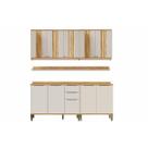 Kit Modulado Ronipa 6 Peças Sauvignon C6P125 Amendoa/Off White