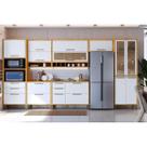 Kit Modulado Ronipa 7 Peças Syrah C7P103 Amendoa/Branco