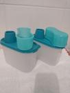 Kit modular com dosador para organizar produtos de limpeza Tupperware original