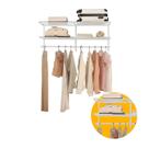 Kit Modular Duplo Branco Para Organizar Ambientes 120 X 50 Cm Mo0024 Kit Modular Duplo Branco Para Organizar Ambientes 120 X 50 Cm Mo0024