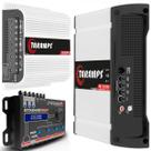 Kit Módulo Amplificador Taramps TS800x4 800W e HD3000 3000W 1 Canal 4 Ohms mais Processador Equalizador Stetsom STX2448 4 Vias