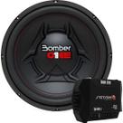 Kit Módulo Stetsom IR400.1 400W 1 Canal 2 Ohms Subwoofer 12 Bomber One 200W Som automotivo e Caixa