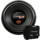 Kit Módulo Stetsom IR400.1 400W 1 Canal 2 Ohms + Subwoofer 12 Bomber Outdoor 300W