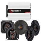 Kit Módulo Taramps TS800x4 + Sub 10 JBL 10SWMS350 + Par 6x9 69QDMS120 + Par JBL 4TRMS80 Kit Módulo Taramps TS800x4 + Sub 10 JBL 10SWMS350 + Par 6x9 69QDMS120 + Par JBL 4TRMS80