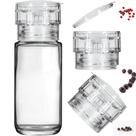 Kit Moedor De Pimenta Sal Temperos Vidro Vazio 100ml C/10un Kit Moedor De Pimenta Sal Temperos Vidro Vazio 100ml C/10un