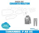 Kit Molde Calça E Blusa De Moletom, Modelagem&Diversos, Tamanhos P Ao Xg Kit Molde Calça E Blusa De Moletom, Modelagem&Diversos, Tamanhos P Ao Xg
