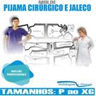 Kit Molde Jaleco + Pijama Cir. Feminina, Modelagem&Diversos, P Ao Xg