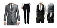 Kit Moldes Blazer+camisa+colete+calca Ad. E Inf Por Correios